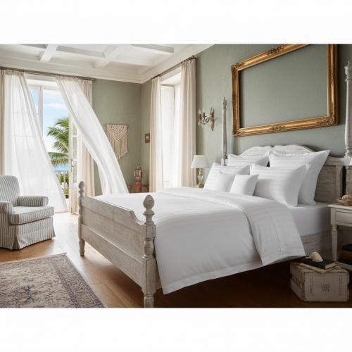 Ekonomik otel çarşafı 200x240cm tek kişilik pamuk polyester